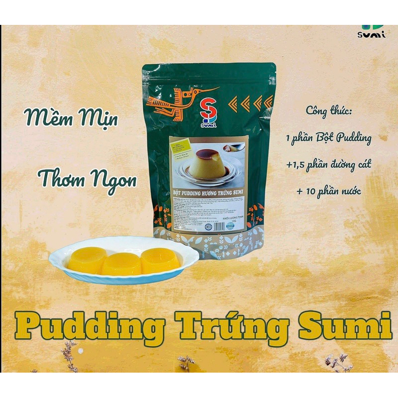 Bột Pudding Sumi thơm ngon, mềm mịn, tiện lợi tiết kiệm (1Kg)