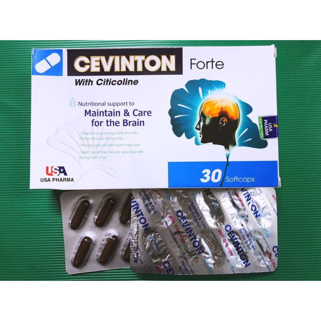 CEVINTON BỔ NÃO hoạt huyết dưỡng não, tăng cường lưu thông máu não USA