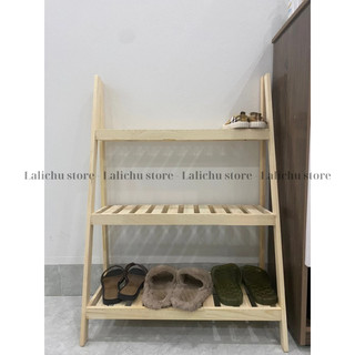 Kệ Gỗ 3 Tầng Chữ A Để Cây Cảnh Kệ Decor Ban Công Phòng Khách