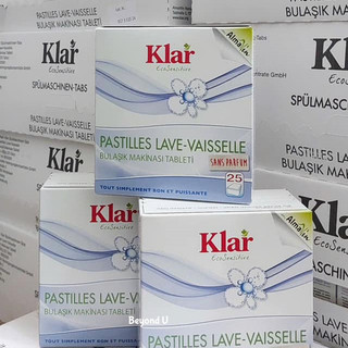 Viên rửa bát Klar (hộp 25 viên) - không mùi, dùng cho máy rửa bát
