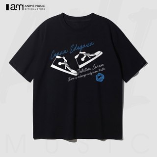 Áo thun Unisex Detective Conan Edogawa Quote Art Organization Oversized 100% Cotton ngắn tay