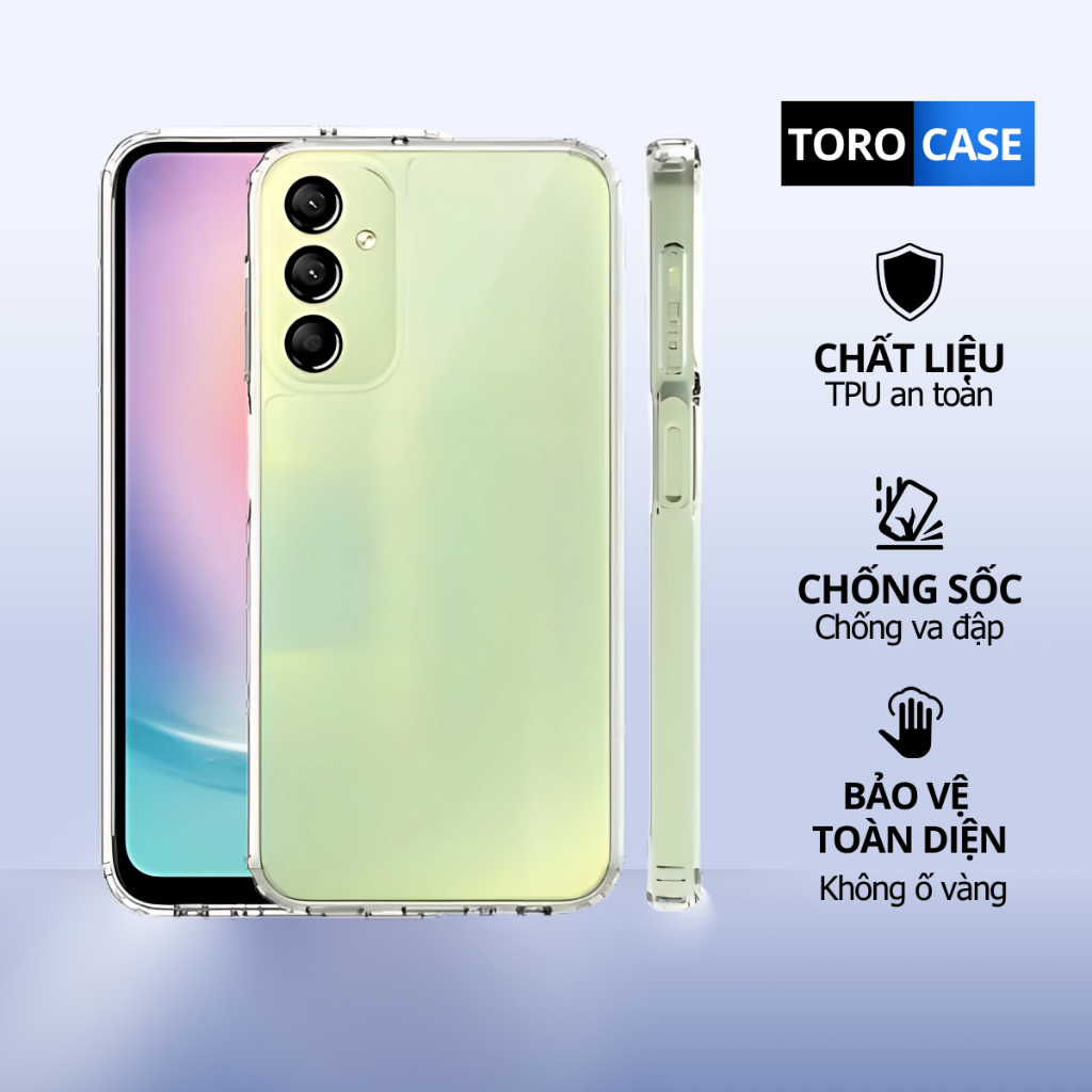 Ốp lưng Samsung A14 5G A24 A34 A54 A74 A24 5G ốp lưng điện thoại trong chống sốc chống ố bảo vệ came