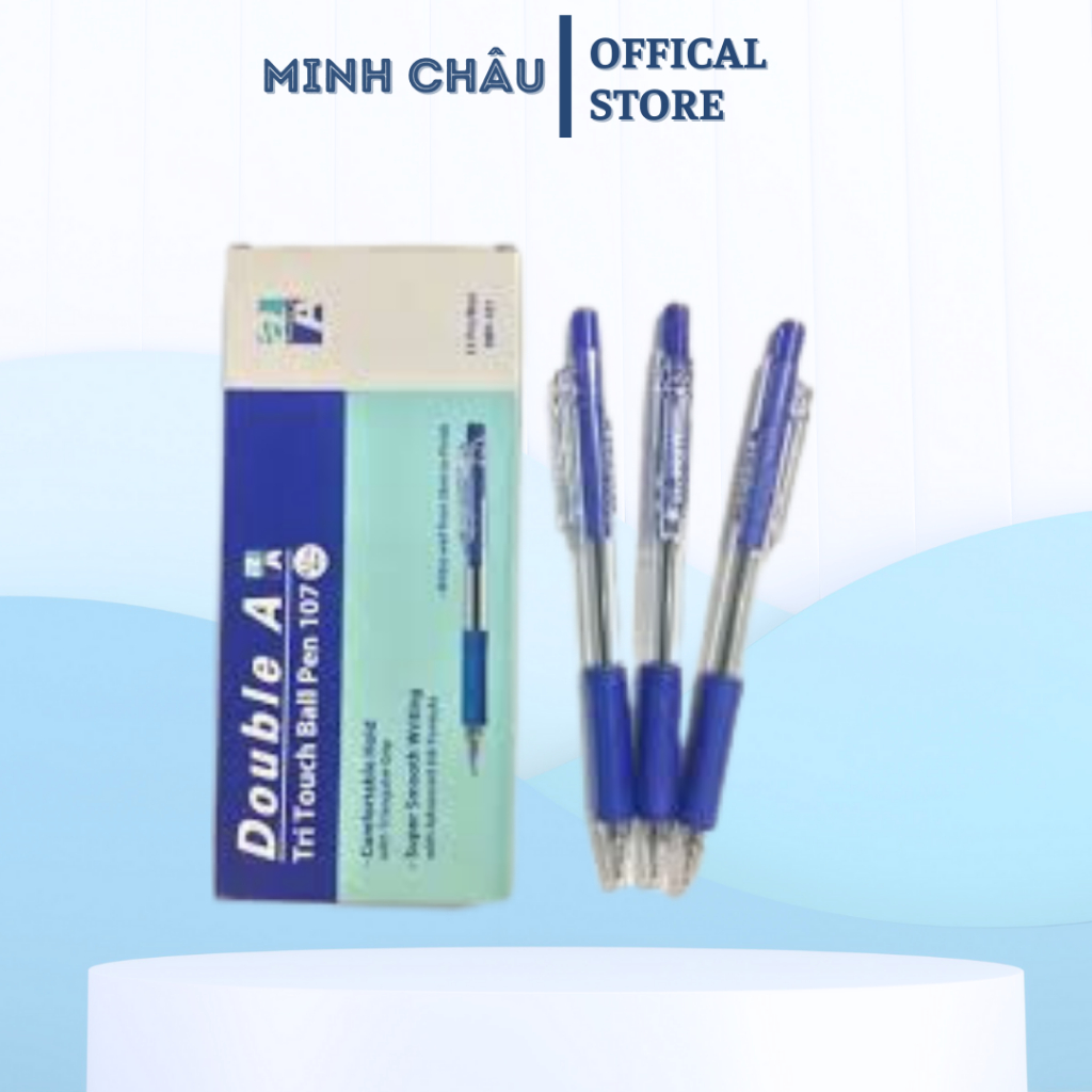 Combo 2 Chiếc Bút Bi Tri Touch Double A (0.7mm)