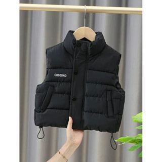 Áo Gile phao cổ cao cho bé trai, gái(8-22kg)