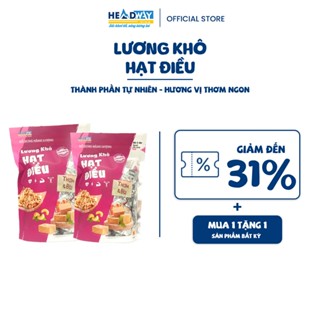 Lương Khô Headwayvina Vị Hạt Điều Bổ Sung Năng Lượng Béo Bùi Thơm Ngon Cực Kỳ Hấp Dẫn