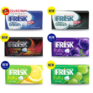  Kẹo ngậm bạc hà Frisk Clean Breath Nhật Bản hộp 45 viên 