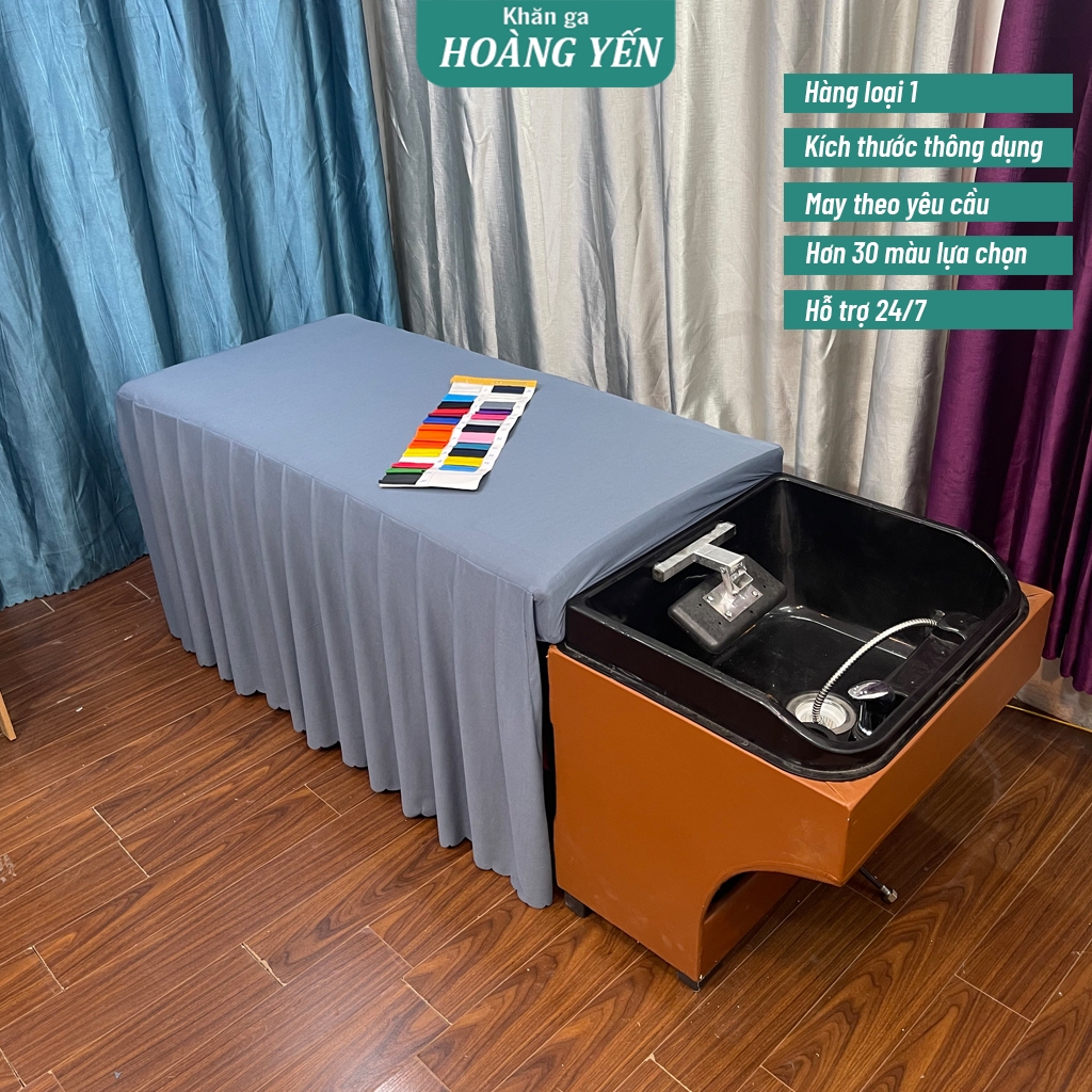 GA/DRAP GIƯỜNG GỘI VẢI THUN  KÍCH THƯỚC MAY THEO YÊU CẦU - FULL MÀU - INBOX ĐỂ BÁO KÍCH THƯỚC MAY