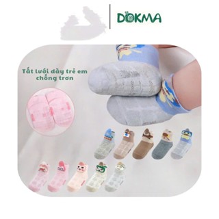 Set 5 Đôi Tất Lưới Dokma Thu Đông Dày Dặn Thoáng Khí Cho Bé Trai Bé Gái Sơ Sinh Đến 3 Tuổi