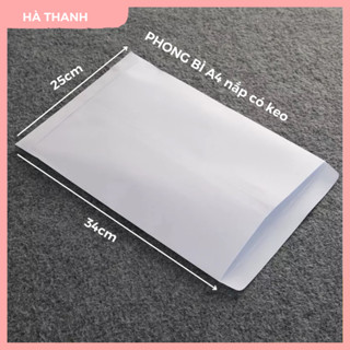 Phong bì A4, bao thư a4 có keo, kích thước 25x34cm, định lượng 100-120gsm sản xuất tại HÀ THANH.