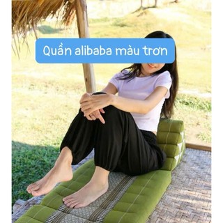🌸 Quần Alibaba Harem màu trơn