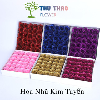Hoa Nhũ Kim Tuyến (10 bông) Để Làm Quà Tặng, Bó Hoa, lọ hoa để bàn