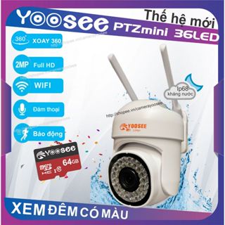  Camera IP YooSee PTZmini 36led - xem đêm có màu FullHD M36 