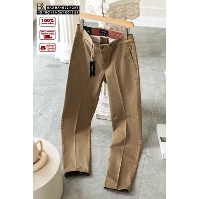 Quần Dài Kaki Nam PREMIUM co giãn mềm mịn thoáng mát, form ống đứng - Bravery