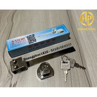 [Chìa thau] Khoá răng cưa cửa tủ kính lùa XIEHE/Hammered