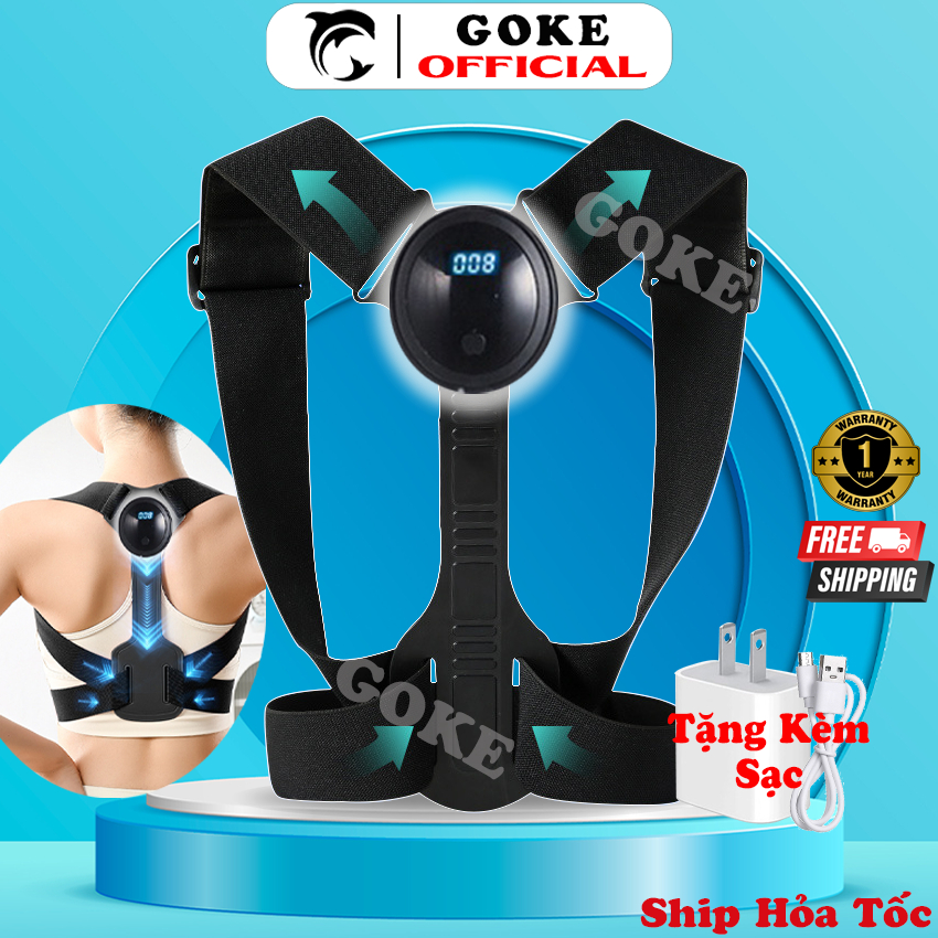 Đai chống gù lưng GOKE cảm biến thông minh cực nhạy bảo hành 1 năm