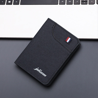 Ví nam mini vải canvas nhỏ gọn đựng thẻ, bóp nam thời trang BAVY FASHION VV01CD