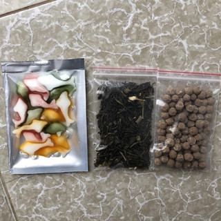 Set trà chanh cá lội