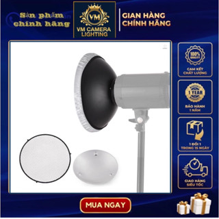 choá đèn tổ ong BEAUTY DISH 42 /55 cm lòng trắng