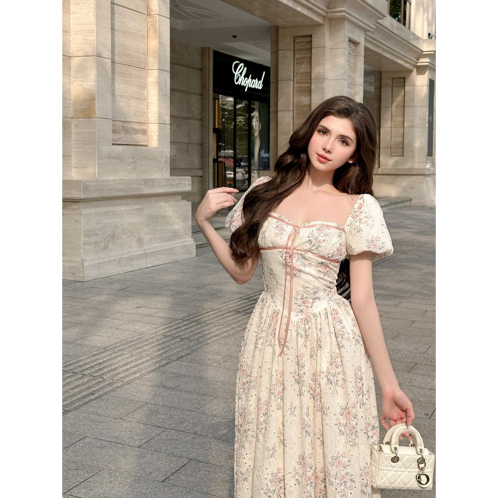 Váy hoa dáng dài công chúa - Cinderella Dress - APRILLE