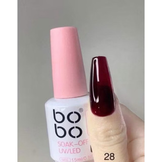 Sơn thạch Bobo màu số 28 Thạch đỏ rượu vang (Chai)