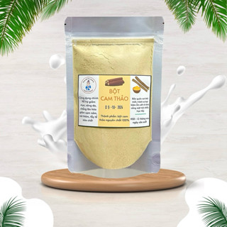 Bột cam thảo nguyên chất dưỡng trắng da, giảm mụn mờ thâm, chống lão hóa