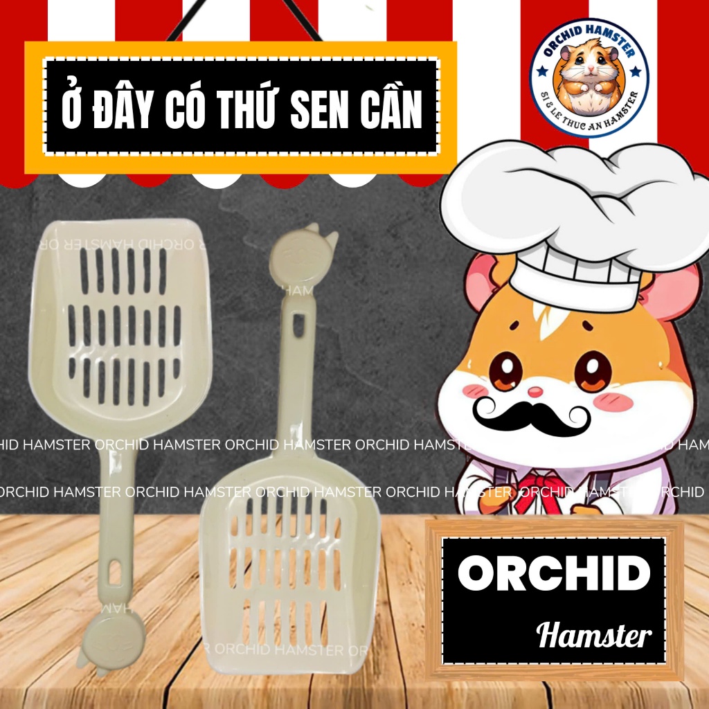Xẻng Xúc Cát Vệ Sinh Cho Hamster