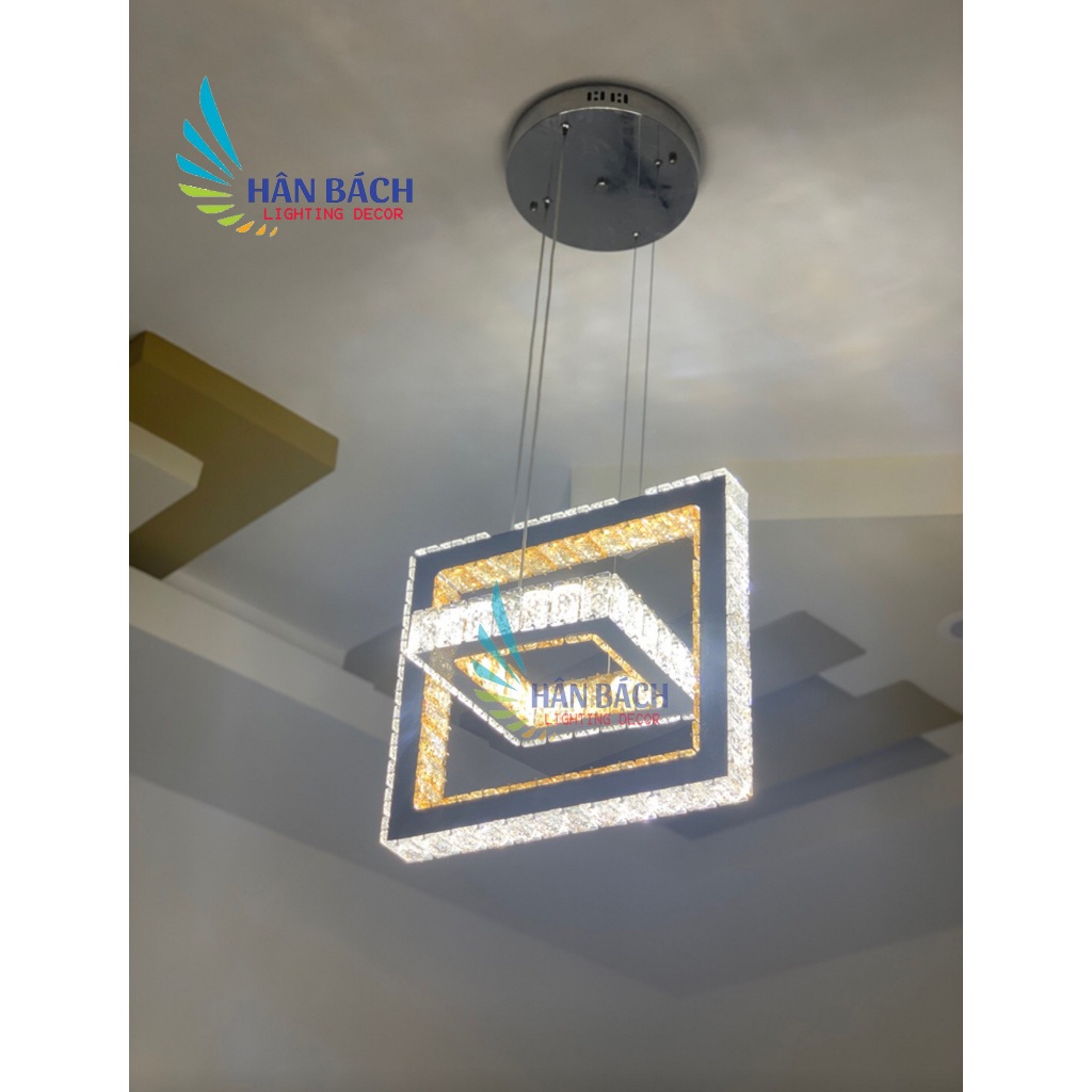 đèn thả,đèn chùm,đèn ốp trần led pha lê