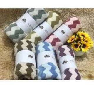 Khăn mặt sợi bông lông cừu xuất Hàn 30x50cm