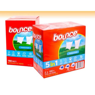 Giấy Thơm Quần Áo Bounce Chính Hãng Mỹ 160 tờ Làm Mềm Vải Tách lẻ