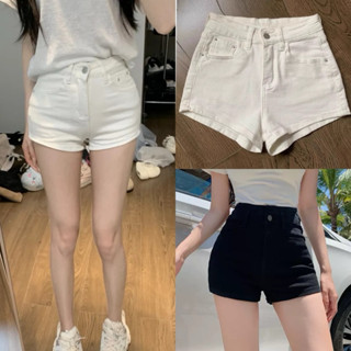 Quần Short Jeans Nữ Ôm Body Co Dãn Lưng Cao Demin Chất Vãi Cao Cấp