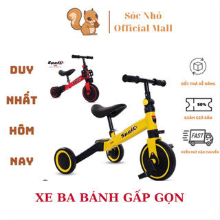 Xe đạp ba bánh chòi chân 3in1 SPORT đa năng - xe đạp ba bánh cho bé tập đi 1-3 tuổi