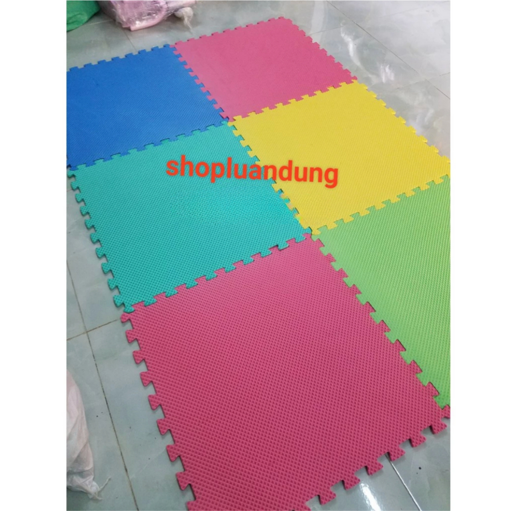 LẺ 01 tấm thảm xốp 60x60cmx0.7cm xốp trải sàn - trải quây bóng vuông - lót sàn cho bé