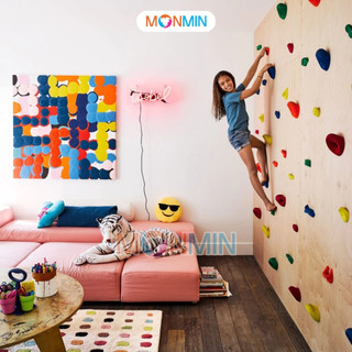 Bộ núm leo núi 32 chi tiết + vít