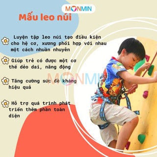 Bộ núm leo núi 32 chi tiết + vít