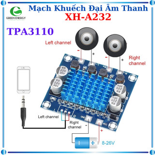 Mạch Khuếch Đại Âm Thanh Class D 2x30W (XH-A232)