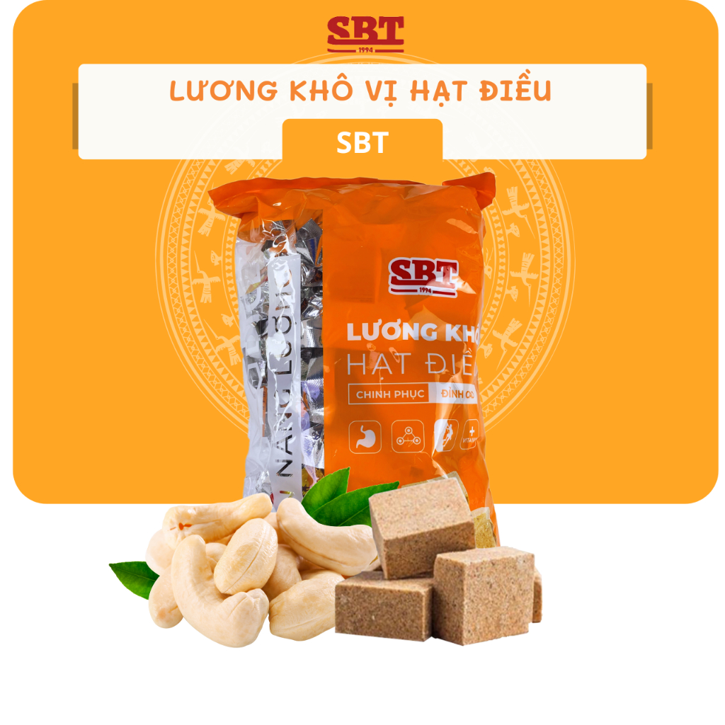 Lương Khô Hạt Điều Energy Dice - Túi 500g - Thương Hiệu SBT