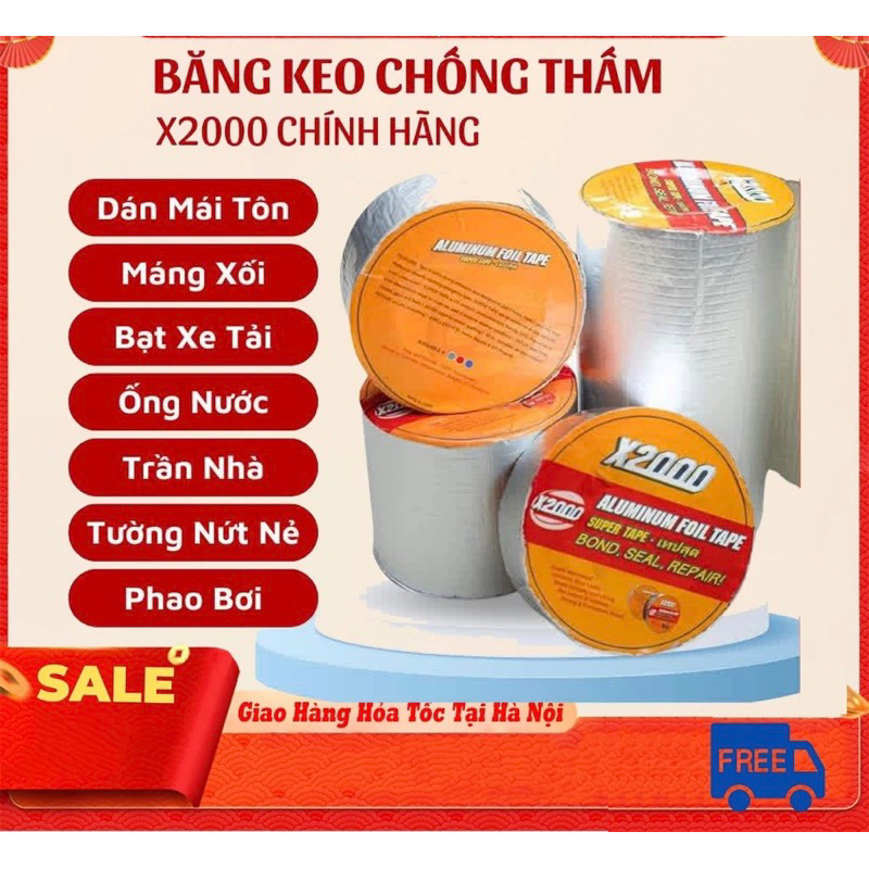 Băng keo chống thấm x2000 Nhật Bản siêu dính chống thấm CHÍNH HÃNG