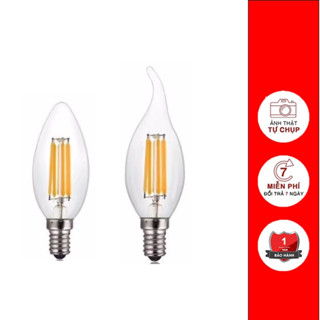 Bóng Edison quả nhót / led râu (bóng nến) 4w đuôi E14