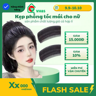  Kẹp Phồng Mái Cho Nữ - Độn Phồng Tóc Làm Phồng Chân Tóc Tự Nhiên Hiệu Quả 