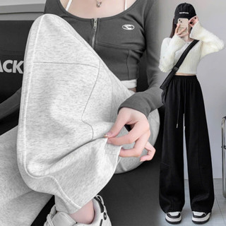  Quần nỉ bông nam nữ dầy ấm áp cạp chun dây rút style trẻ trung dễ mix đồ 