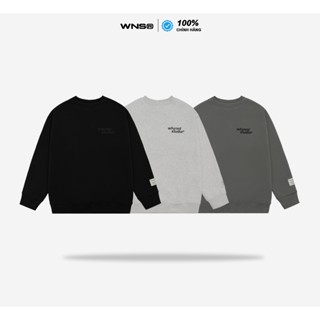  WNS Logo Sweater - Áo Dài Tay Nỉ Hàn Form Unisex Local Brand WNS Chính Hãng 