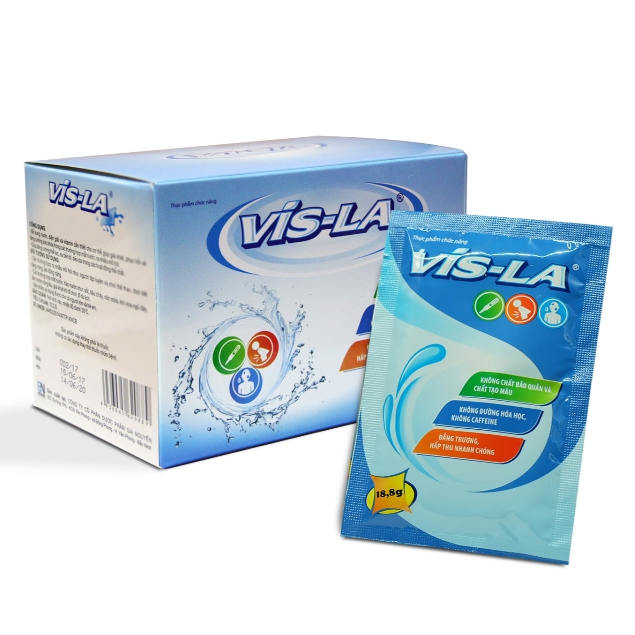 VIS-LA / VIS-LA SPORT [Hộp 10 gói] - Hỗ trợ bổ sung nước, điện giải và vitamin [pocari / oresol]