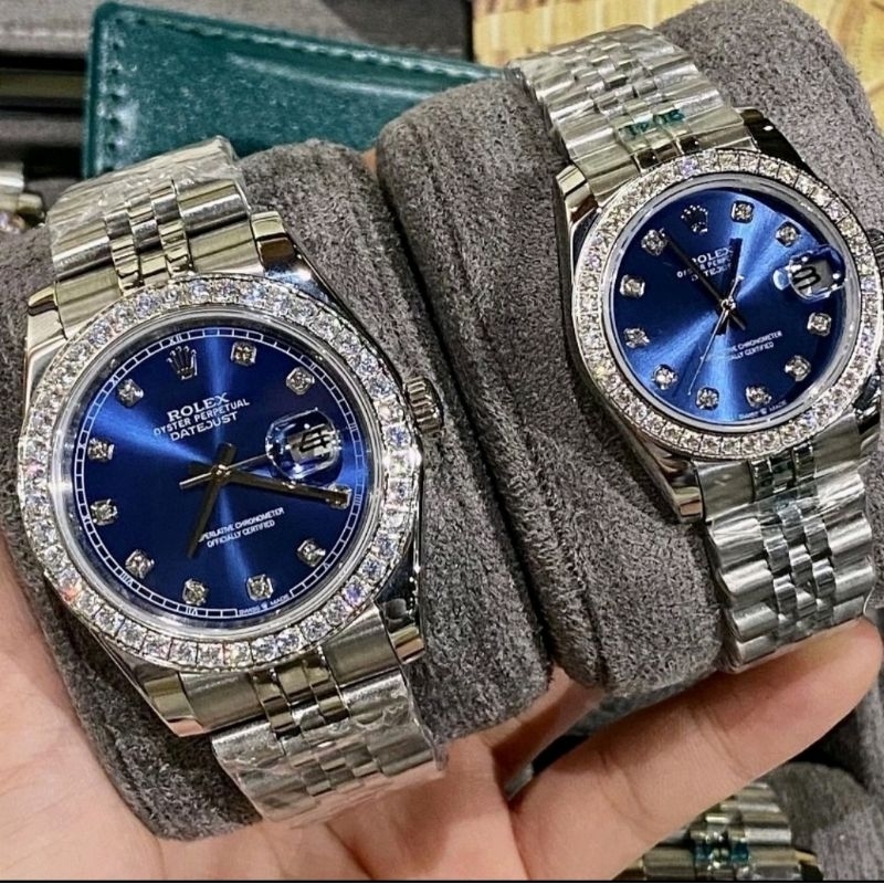 [Cặp đôi] Đồng hồ đeo tay, đồng hồ nam nữ ROLEX cặp đôi full hộp cao cấp, quà tặng siêu sang chảnh, chống nước giá rẻ