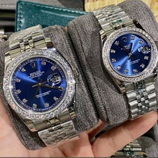 [Cặp đôi] Đồng hồ đeo tay, đồng hồ nam nữ ROLEX cặp đôi full hộp cao cấp, quà tặng siêu sang chảnh, chống nước giá rẻ