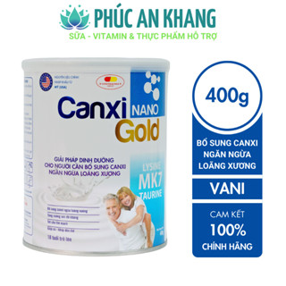 Sữa CanXi Cho Người Già Hỗ Trợ Xương Khớp Bổ Sung Canxi Ngăn Ngừa Loãng Xương Canxi Nano Gold