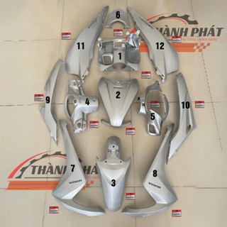  Dàn áo Vision màu bạc đời 2015-2020 xài chung Zin hãng Honda  bán lẻ từng món  