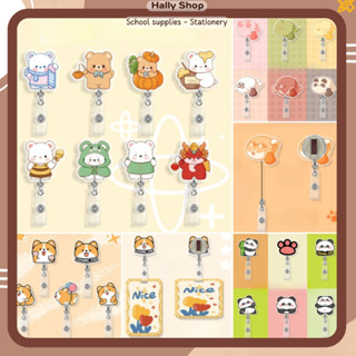 Dây đeo thẻ học sinh, bảng tên dành cho sinh viên hoạ tiết hoạt hình gấu trúc dễ thương cute - Hally shop