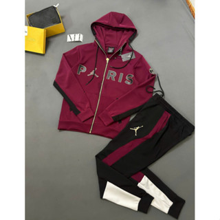 Bộ áo quần Sport Paris  nam tay dài JOR.DAN thời thượng chất gió mát ấm hot 2024_BO1 New 2024