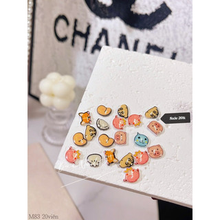 CHARM HOẠT HÌNH NHIỄU MẪU M83 SET 20 VIÊN