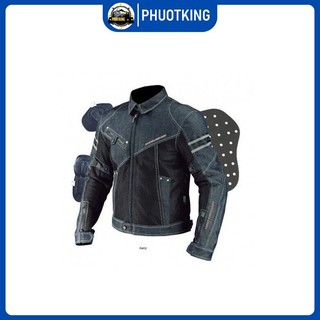 Áo giáp jean komine jk-006 - bộ quần áo giáp bò komine